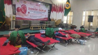 Dukung Ketersediaan Stok Darah, FPK Kabupaten Bogor Adakan Donor Darah di Bakesbangpol