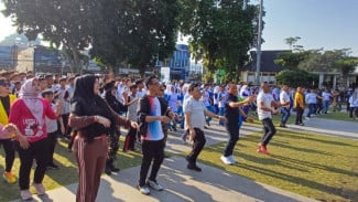 Menteri LH Hadiri Senam Sehat PWI Bogor: Apresiasi Tinggi untuk Konsistensi dan Kebersamaan Warga