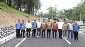 Bupati Bogor Meninjau Jalan Shortcut Subianto Sentul