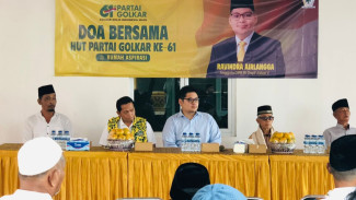 Doa Bersama HUT Partai Golkar ke-61 dan Santunan Yatim, Ravindra Airlanga: Bukti Golkar Dekat dengan Rakyat