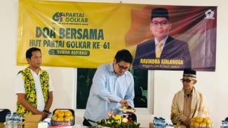 Ravindra Airlangga hadir dalam doa bersama HUT Partai Golkar