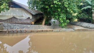 Proyek Rehabilitasi Kali Cibeiteung Terhenti, Sejumlah Titik Tanggul Rusak Berpotensi Jebol dan Timbukan Ancaman Banjir
