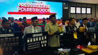Selama Tiga Bulan, Polres Bogor Bongkar 114 Kasus Narkoba Senilai Rp5,8 Miliar