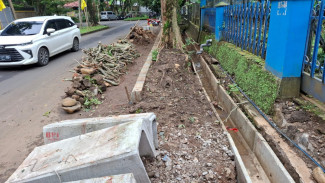 Pipa PDAM Kota Bogor Jebol Akibat Galian Proyek, Warga Kesulitan Air