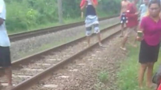 Lansia Tewas Tertemper Kereta di Dekat Underpass Sholeh Iskandar Bogor