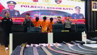 Viral! Remaja Bogor Janjian Tawuran Lewat Instagram, Polisi Gerebek dan Amankan 10 Orang