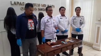 Gadis Remaja Pembesuk di Lapas Gunung Sindur Tertangkap Bawa 10 Paket Sabu