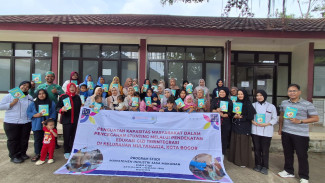 Sekolah Vokasi IPB Gelar Pelatihan MP-ASI di Mulyaharja untuk Cegah Stunting, Ibu-Ibu Antusias Belajar Menu Bergizi