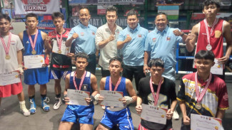 Wakapolres Lakukan Penutupan Kejuaraan Tinju Piala Kapolres Bogor di HS Boxing