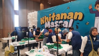 Ribuan Warga Serbu Pengobatan Gratis dan Khitanan Massal BM 400 Cibubur