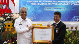 BPPMPV KPTK Jadi Institusi Sipil Pertama Penerima Akreditasi Keamanan Siber BSSN di Luar TNI/Polri