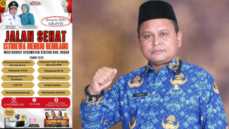 Camat Subhi Gelar Jalan Sehat & Layanan Publik Gratis untuk Warga Ciseeng