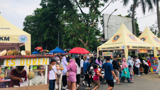CFD Tegar Beriman Jadi Berkah UMKM: Zona Kuliner Penuh Sejak Pagi, Dagangan Habis dalam Hitungan Jam
