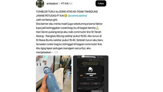 Kronologi Kisah Tumbler Hilang di KRL yang Bikin Netizen Geram