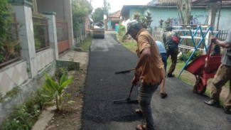 Pengaspalan Jalan Desa Tanjungsari Terealisasi Melalui Bankeu Kabupaten Tahap II