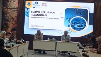 Mayoritas Pelanggan Sangat Puas, Layanan Air Perumda Tirta Pakuan Kota Bogor Terus Diperbaiki
