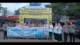 Polsek Parung Siaga Penuh, Hadirkan Rasa Aman di Natal 2025 dan Tahun Baru 2026