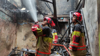 Tabung Gas Bocor Saat Masak, Warung Padang di Bogor Selatan Hangus Terbakar, Satu Orang Alami Luka Bakar