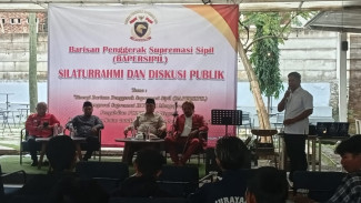 BAPERSIPIL Gelar Diskusi Publik, Tegaskan Tolak Politisasi Bencana dan Bela Pemerintah