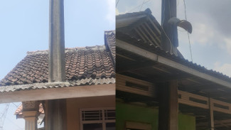 Warga Tegal Salam Keluhkan Tiang Listrik PLN Berdiri di Dalam Rumah