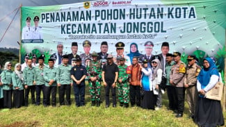 Tanpa APBD, Jonggol Bangun Hutan Kota Lewat Gotong Royong Pengusaha