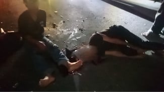 Adu Banteng Maut di Jalan Transyogi, Tiga Remaja Tanjungsari Luka Parah