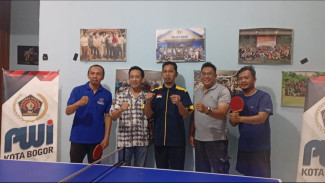 Meriahkan Hari Pers Nasional 2026, Wartawan Bogor Ramaikan Turnamen Tenis Meja di Jalan Tirto Adhi Suryo