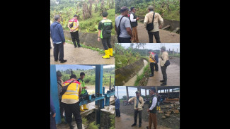 Akhirnya Ditangani, PU Kabupaten Bogor Survei Saluran Cikumpeni, Petani Tanjungsari Bisa Bernapas Lega