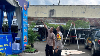 Kapolsek Parung Tinjau Pospam Operasi Ketupat Lodaya 2026, Pastikan Pengamanan Mudik Lebaran Optimal