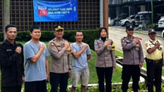 Jelang Lebaran, Polsek Parung Gencarkan Sosialisasi Call Center Darurat Polisi 110