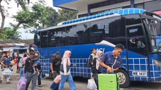 Arus Balik Lebaran Memanas, Terminal Baranangsiang Bogor Dipadati Pemudik Sejak Pagi