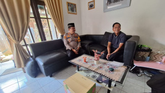 Pererat Silaturahmi di Momentum Halal Bihalal, Kapolsek Cigudeg Kunjungi Purnawirawan Polri