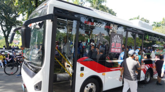 Bus Listrik Gratis Mulai Beroperasi di Bogor, Layani Rute Bojonggede–Sentul