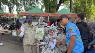 Karnaval Daur Ulang Warnai CFD Tegar Beriman, Isu Sampah Jadi Perhatian Utama