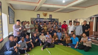 Halal Bihalal Polsek Parung Penuh Haru, Satukan Anggota, Purnawirawan, dan Warakawuri.