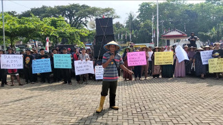 Ribuan Petani Tanjungsari Aksi Desak Perbaikan Irigasi Cikumpeni, Ancaman Gagal Panen Menghantui