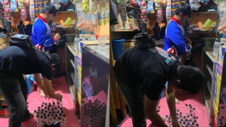 Polisi Nyamar Bongkar Warung Jamu Jual Miras Ilegal di Kemang, 70 Botol Disita