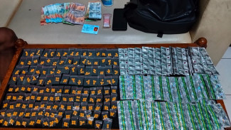 Pengedar Obat Terlarang di Cariu Ditangkap, Sempat Kabur ke Area Sawah