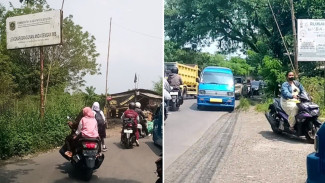 Pohon Beringin Dipangkas, Jalan Haji Usa Ciseeng Ditutup Sementara