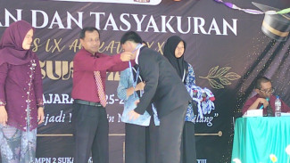 Pelepasan Siswa SMPN 2 Sukamakmur Berlangsung Haru, 171 Siswa Resmi Lulus
