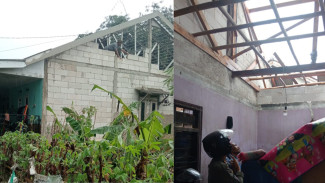 Angin Kencang Terjang Parakanomas Rumpin, 92 Rumah Rusak dan Ratusan Warga Terdampak