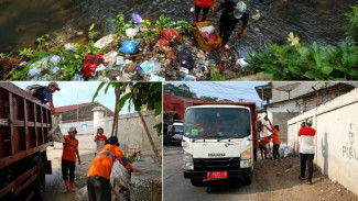 Peringati Hari Lingkungan Hidup Sedunia, UPT Pengelolaan Sampah Wilayah VII Jasinga Gelar Operasi Bersih di Bogor Barat