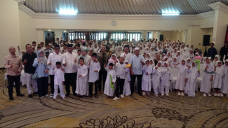 39 Tahun Berbagi, Santunan 300 Anak Yatim di Kota Bogor Dapat Apresiasi Jaenal Mutaqin