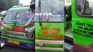 Pemkot Bogor Tertibkan Angkot Tua, 12 Kendaraan Langsung Kena Sanksi