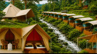 Nikmati Panorama Pangrango di Glamping Gunung Mas Mulai Rp810 Ribu