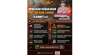 Cegah Karhutla, Kapolsek Tanjungsari Ingatkan Warga Tak Bakar Lahan