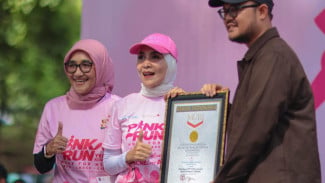 Gerakan YKI Peduli Kanker Payudara di Kota Bogor Pecahkan Rekor Muri