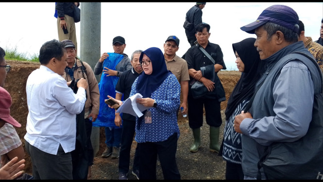 Sidang lapangan penggarap dan PT BSS.