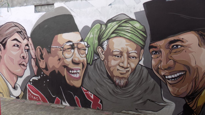 Mural Tokoh Bangsa Jadi Media Literasi Sejarah di Ruang Publik