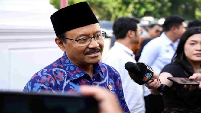 Menteri Sosial Saifullah Yusuf bicara soal bantuan korban demo